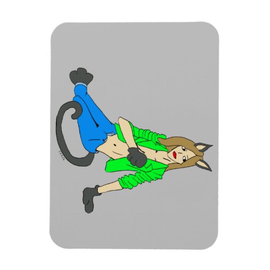 Magnet Flexible catgirl (Vertical)