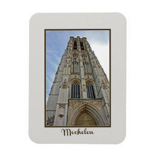 Magnet Flexible Cathédrale Belgique de Mechelen