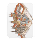 Magnet Flexible Cathédrale de Burgos. Espagne (Vertical)