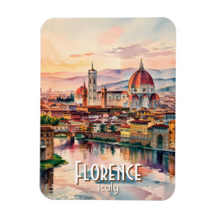 Magnet Flexible Cathédrale de Florence Duomo personnalisée à l'aqu