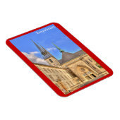 Magnet Flexible Cathédrale de Luxembourg voyage souvenir (Côté Droit)