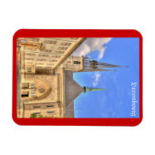 Magnet Flexible Cathédrale de Luxembourg voyage souvenir (Horizontal)