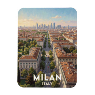 Magnet Flexible Cathédrale de Milan Italie Scène de Voyage ✨