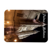 Magnet Flexible Cathédrale de Palma de Majorque la nuit - Espagne (Horizontal)