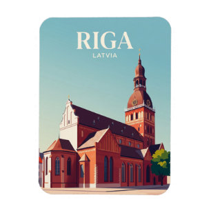 Magnet Flexible Cathédrale de Riga Lettonie
