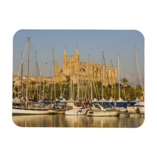 Magnet Flexible Cathédrale et marina, Palma, Mallorca, Espagne 2