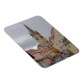 Magnet Flexible Cathédrale Evangelichal Tour Sibiu Roumanie (Côté Droit)