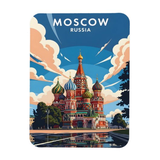 Magnet Flexible Cathédrale Saint-Basile de Moscou (Vertical)
