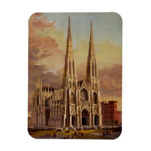 Magnet Flexible Cathédrale Saint Patrick dans Midtown Manhattan