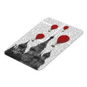 Magnet Flexible Cathédrale St Basil et Ballons rouges à air chaud (Côté Gauche)