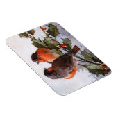 Magnet Flexible Catherine Klein : Robins sur Holly (Côté Droit)