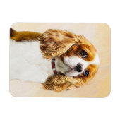 Magnet Flexible Cavalier King Charles Spaniel Peinture originale (Horizontal)