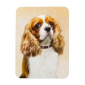 Magnet Flexible Cavalier King Charles Spaniel Peinture originale (Vertical)