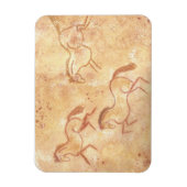 Magnet Flexible Cave Drawing Painting of Horses (Vertical)