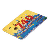 Magnet Flexible CBC Radio 740 - Habillage promotionnel (1980) (Côté Gauche)