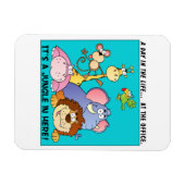 Magnet Flexible Ce bureau est une jungle (Horizontal)