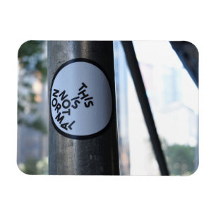 Magnet Flexible Ce n'est pas normal Street Photographie Graffiti N