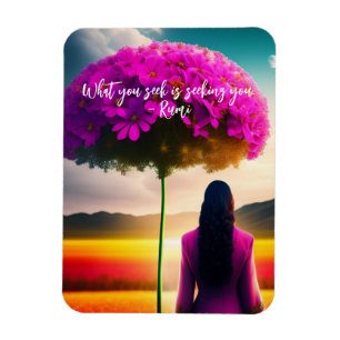 Magnet Flexible Ce que vous recherchez Citation Rumi Dreamscape