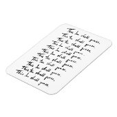 Magnet Flexible Cela aussi passera ! Guillemet inspirant (Côté Gauche)