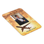 Magnet Flexible Célébration de la vie mémorial Keepsaké avion pilo (Côté Droit)