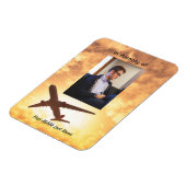 Magnet Flexible Célébration de la vie mémorial Keepsaké avion pilo (Côté Gauche)