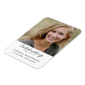 Magnet Flexible Célébration de la vie Photo Memorial Prière Keepsa (Côté Gauche)