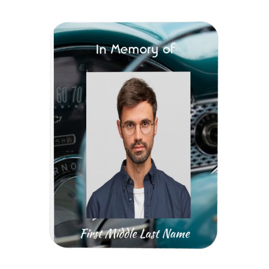 Magnet Flexible Célébration de la vie voitures anciennes Véhicules (Vertical)