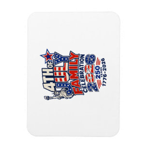 Magnet Flexible Célébration familiale du 4 juillet 2026 250 ans 17