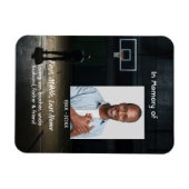 Magnet Flexible Celebration of Life Service Basketball Player (Horizontal)