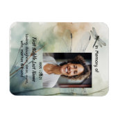 Magnet Flexible Celebration of Life Service Custom Dragonfly (Horizontal)