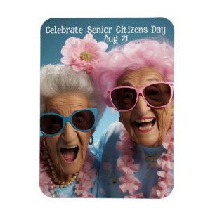Magnet Flexible Célébrer la Journée des seniors