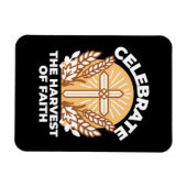 Magnet Flexible Célébrons la foi avec la récolte - Art Inspiration (Horizontal)