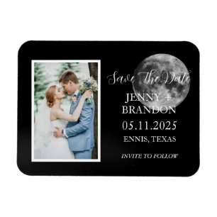 Magnet Flexible Céleste Starry Nuit Ciel Galaxie Photo Lune