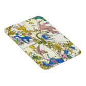 Magnet Flexible Céleste Vintage, Sphère Arabe, Constellations (Côté Droit)