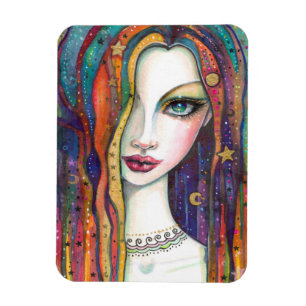 Magnet Flexible Celestia Bohemian Beauty Art par Molly Harrison