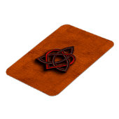 Magnet Flexible Céltic Knotwork Valentine Heart Canvas Texture 1 (Côté Gauche)