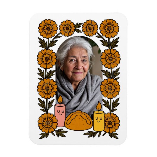 Magnet Flexible Cempasúchil Ofrenda Altar Día de Muertos (Vertical)