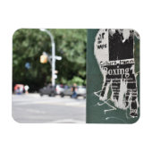Magnet Flexible Central Park West NYC Boxing Flyer Photographie (Horizontal)