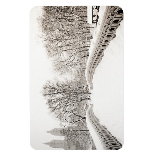 Magnet Flexible Central Park Winter Romance - Pont Bow (Vertical)