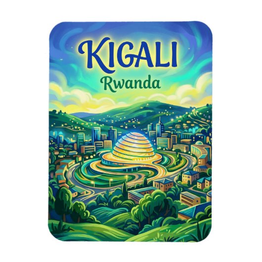 Magnet Flexible Centre de convention de Kigali Rwanda (Vertical)