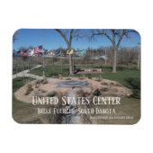 Magnet Flexible Centre géographique de 50 Monument des États-Unis (Horizontal)