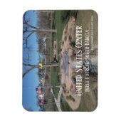 Magnet Flexible Centre géographique de 50 Monument des États-Unis (Vertical)