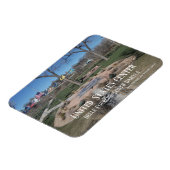 Magnet Flexible Centre géographique de 50 Monument des États-Unis (Côté Gauche)