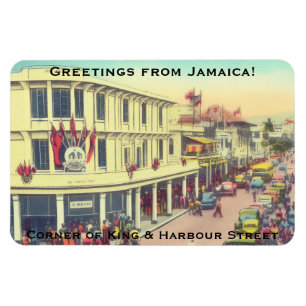 Magnet Flexible Centre-ville de Kingston, Jamaïque (King & Harbour