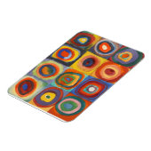 Magnet Flexible Cercles concentrés Carré de Kandinsky (Côté Gauche)