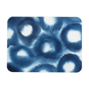 Magnet Flexible Cercles d'impression d'aquarelle Indigio
