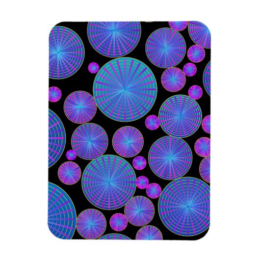 Magnet Flexible Cercles Roues et disques avec rayons (Vertical)