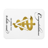 Magnet Flexible Cérémonie de blouse vétérinaire (Horizontal)