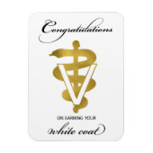 Magnet Flexible Cérémonie de blouse vétérinaire (Vertical)