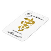 Magnet Flexible Cérémonie de blouse vétérinaire (Côté Gauche)